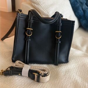Zara Black leather crossbody